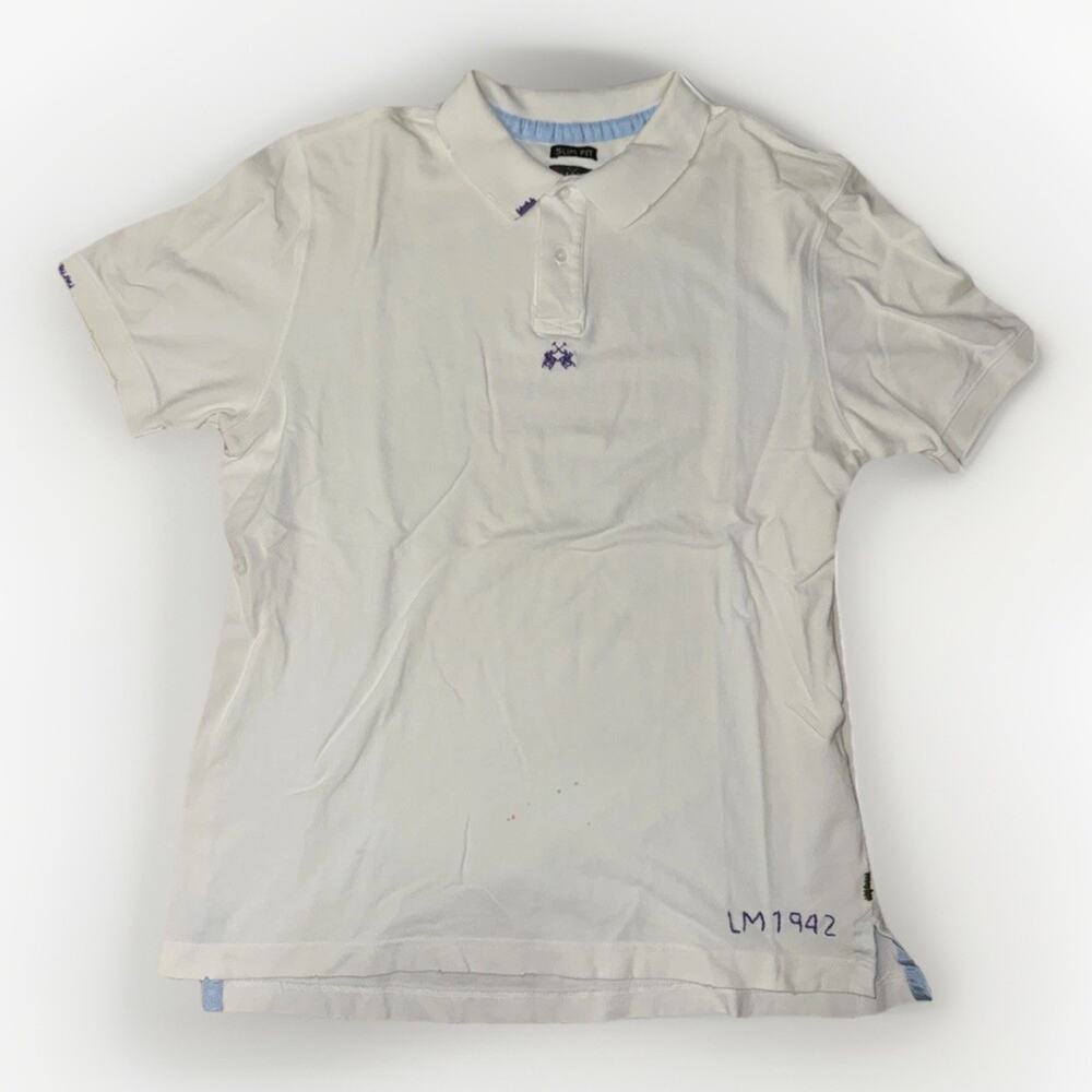 La Martina Saddlery Slim Fit Polo Shirt 2XL Buenos Aires Argentina